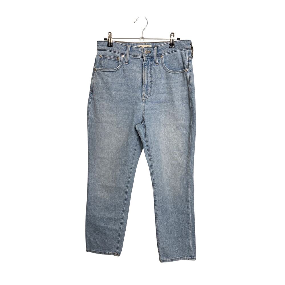 Madewell Jeans Womens 27P Fiore Wash Curvy Perfect Vintage High Rise Cropped